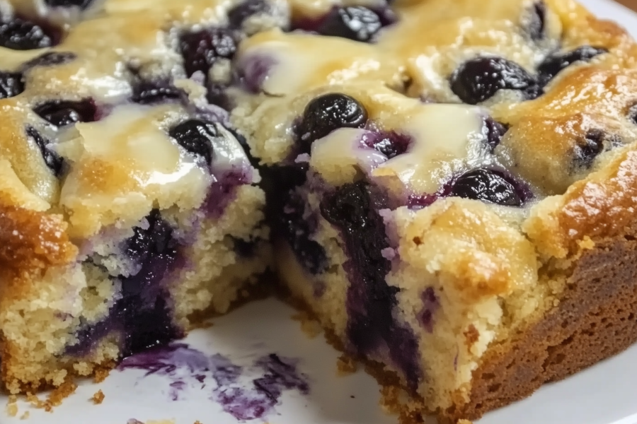 Blueberry Buttermilk Breakfast Cake 2