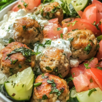 Greek Chicken Meatballs 1