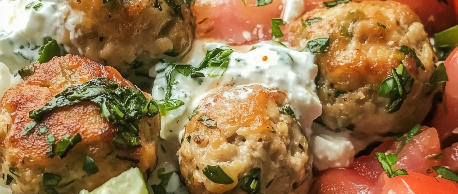 Greek Chicken Meatballs 1