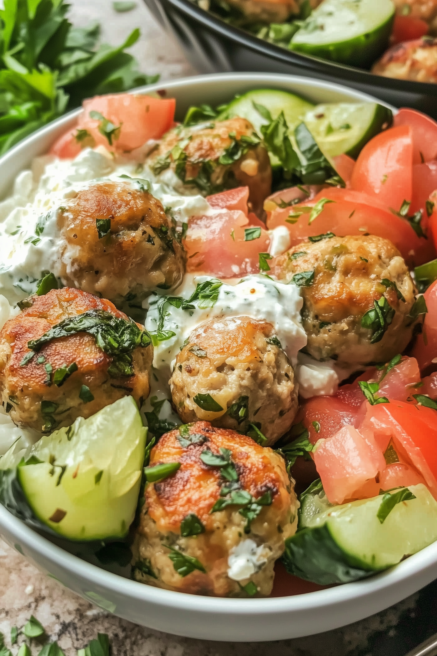 Greek Chicken Meatballs 1 scaled Greek Chicken Meatballs 1 scaled