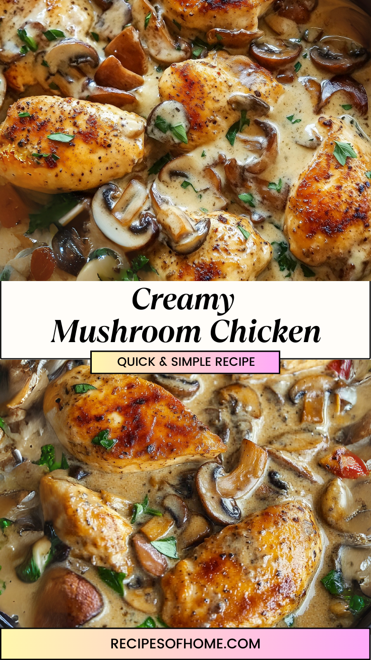 Creamy Mushroom Chicken 3 Creamy Mushroom Chicken 3