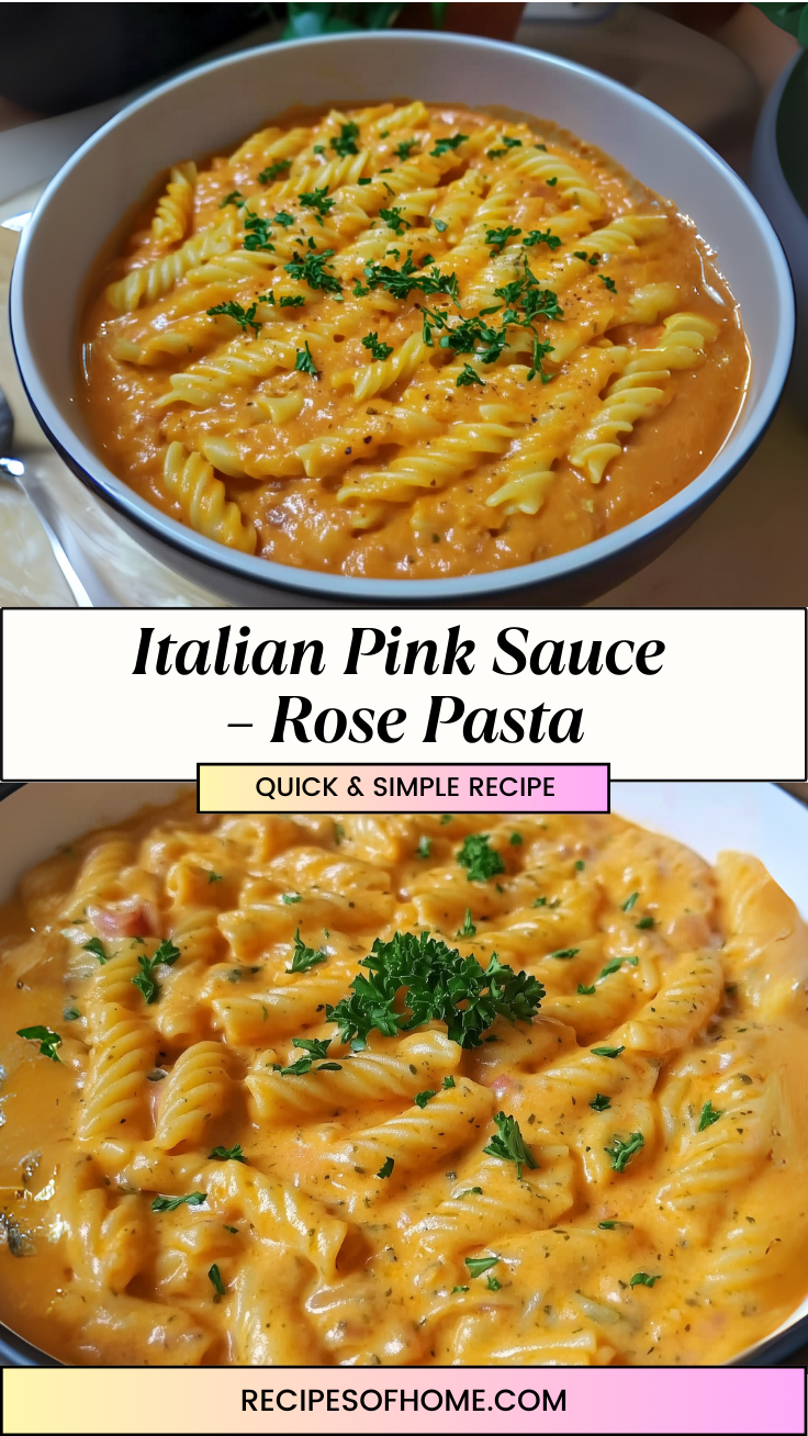 Italian Pink Sauce %E2%80%93 Rose Pasta 3 Italian Pink Sauce %E2%80%93 Rose Pasta 3