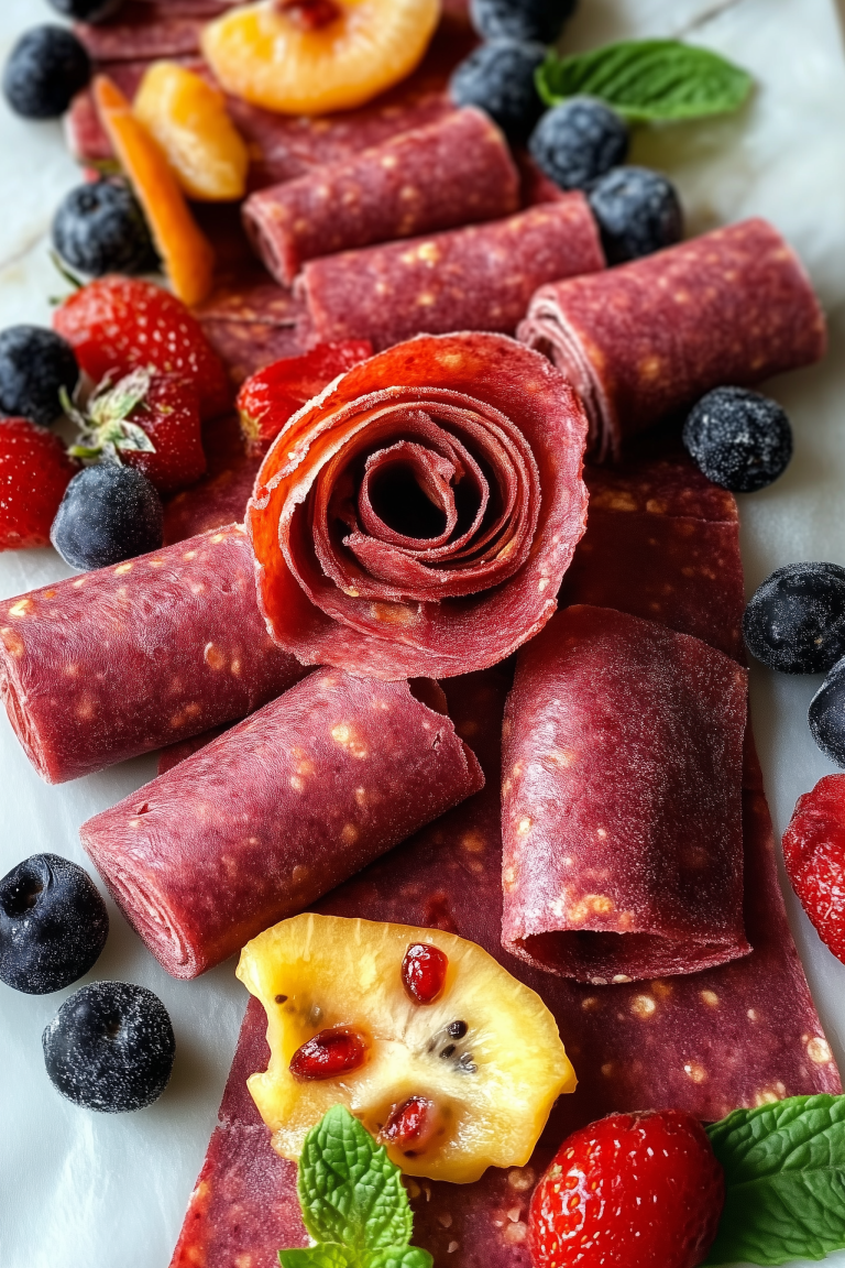 Homemade Fruit Roll Ups 1