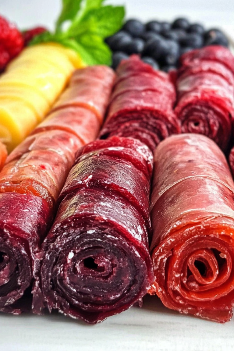 Fruit Roll Raspberry Homemade Fruit Roll-Ups