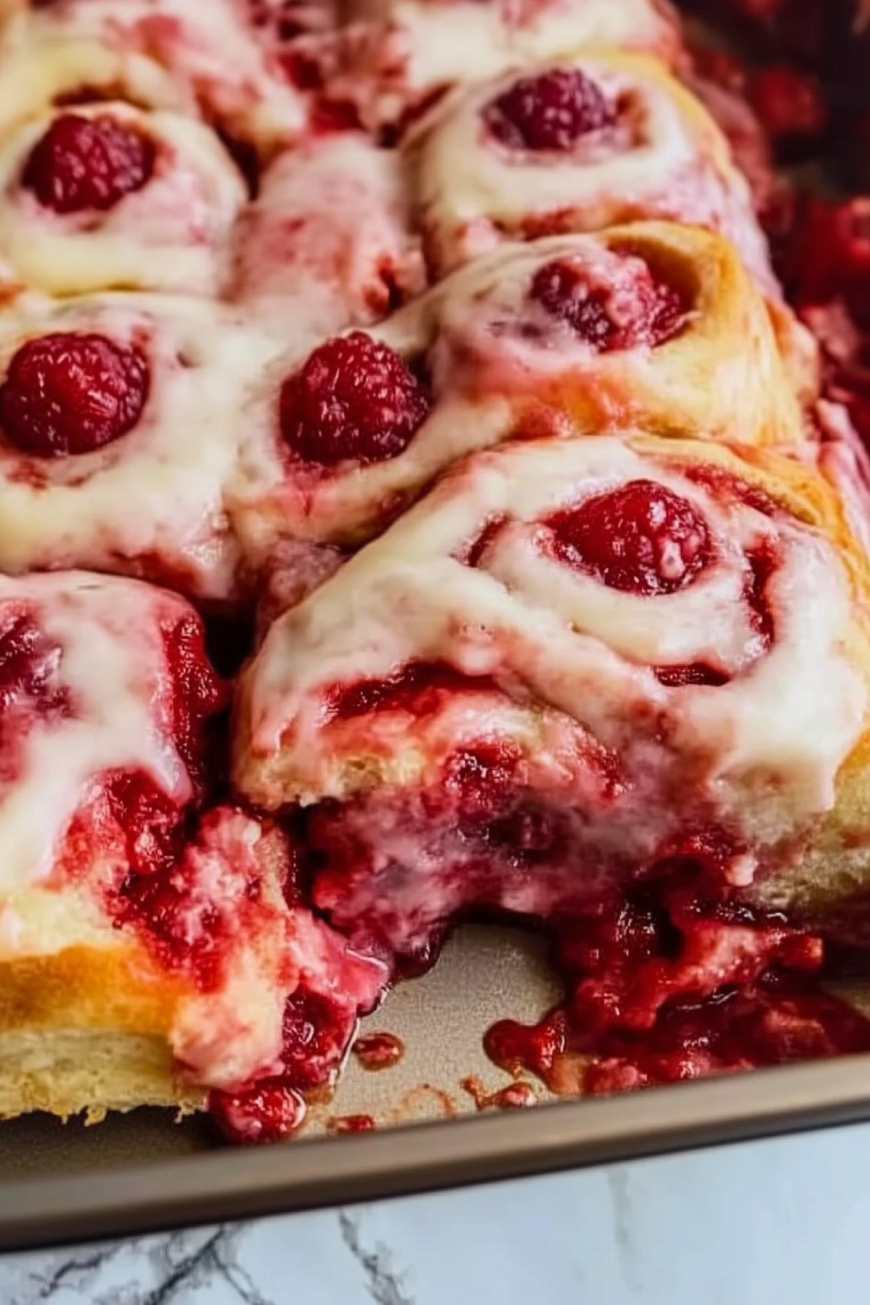 Rolling Raspberry Raspberry Rolls Easy and Gooey