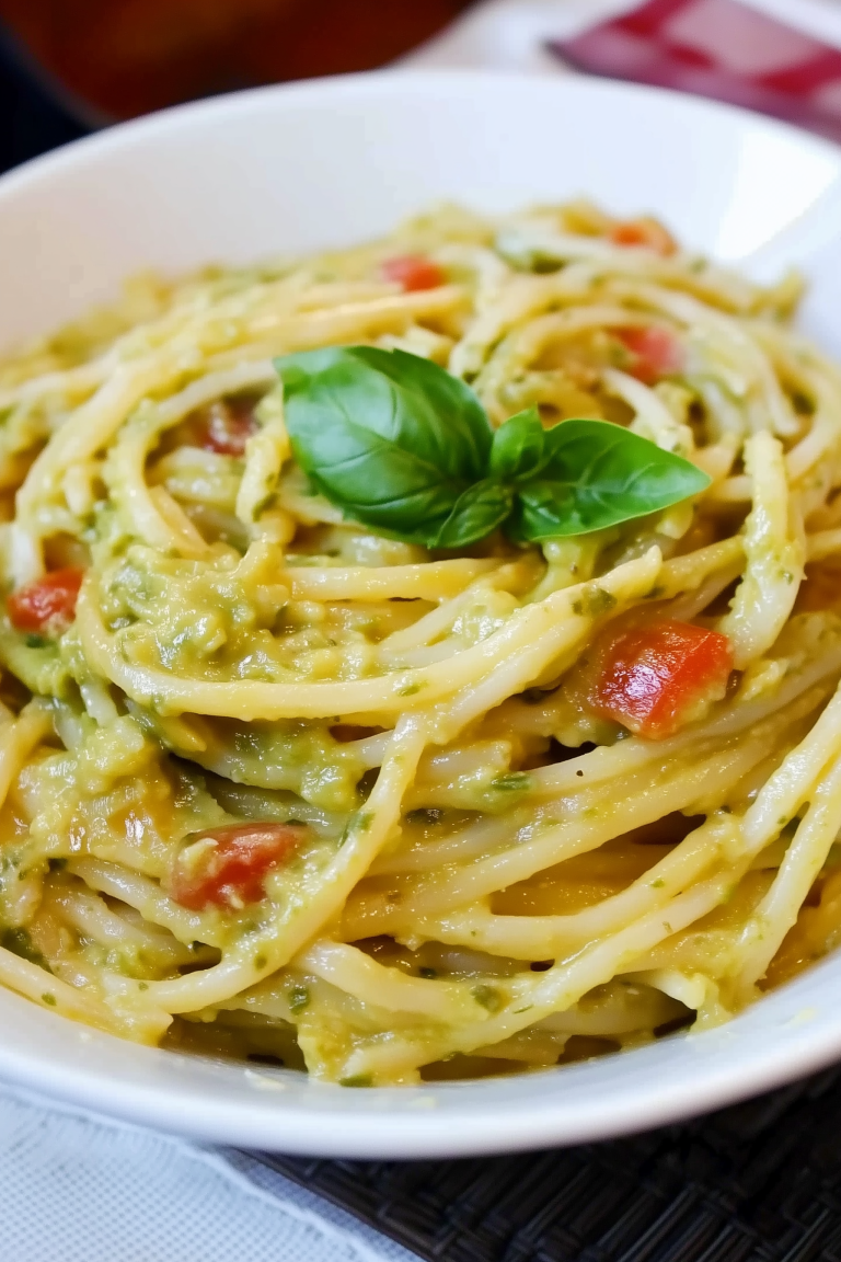 Quick Easy Avocado Pasta 1