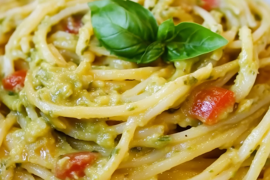 Quick Easy Avocado Pasta 1