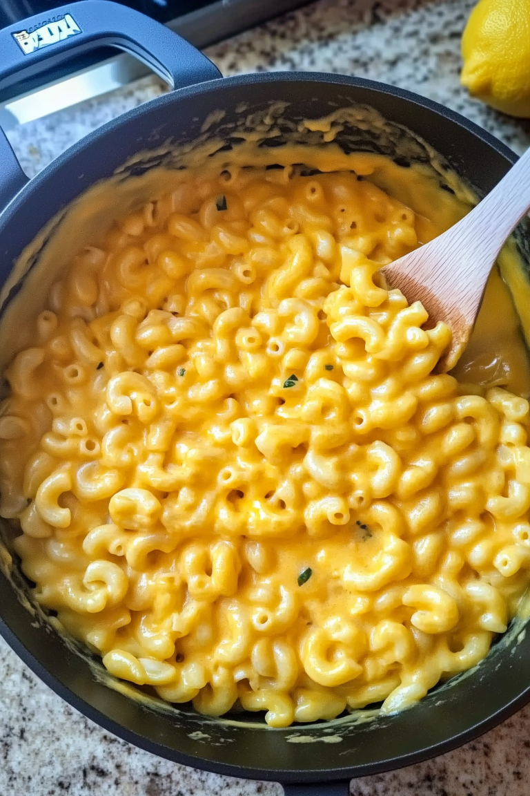 One Pot Creamy Mac and Cheese 1