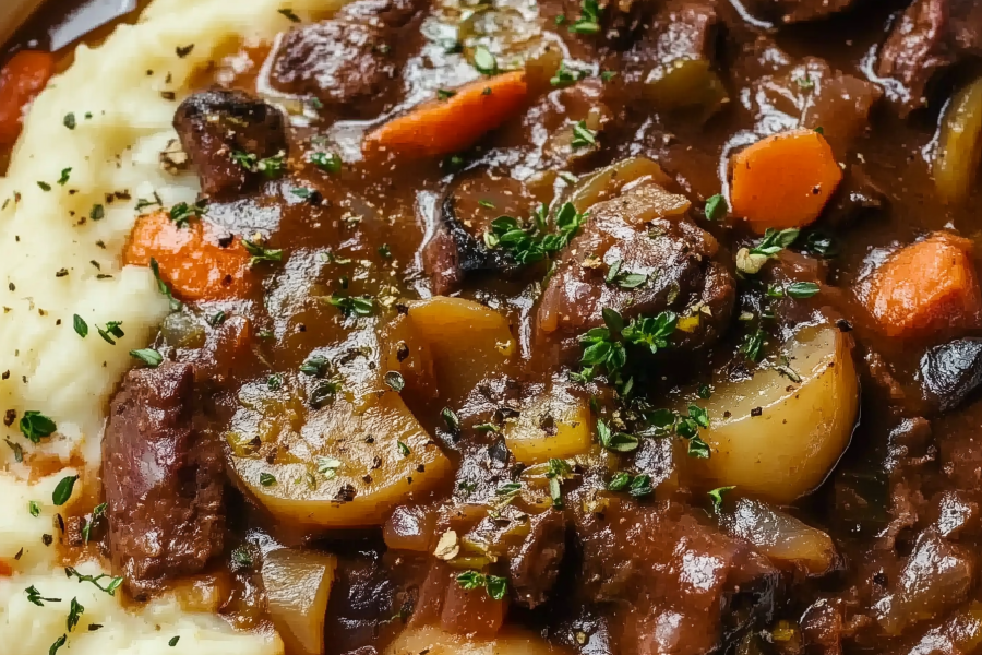 Classic Beef Bourguignon 1