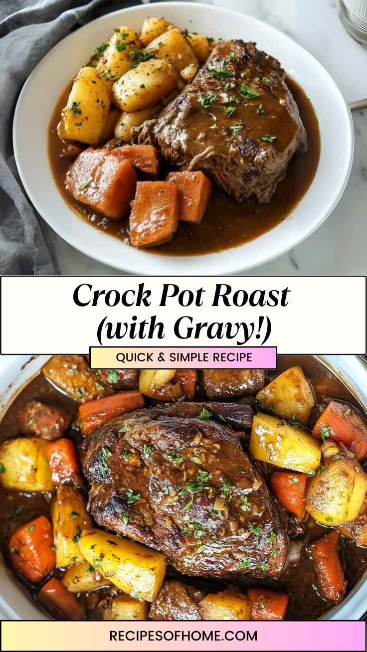 Crock Pot Roast with Gravy 3