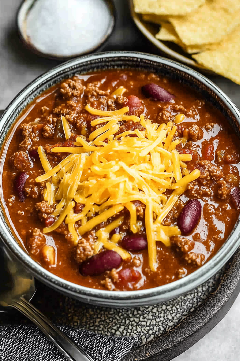 Classic Homemade Chili 1