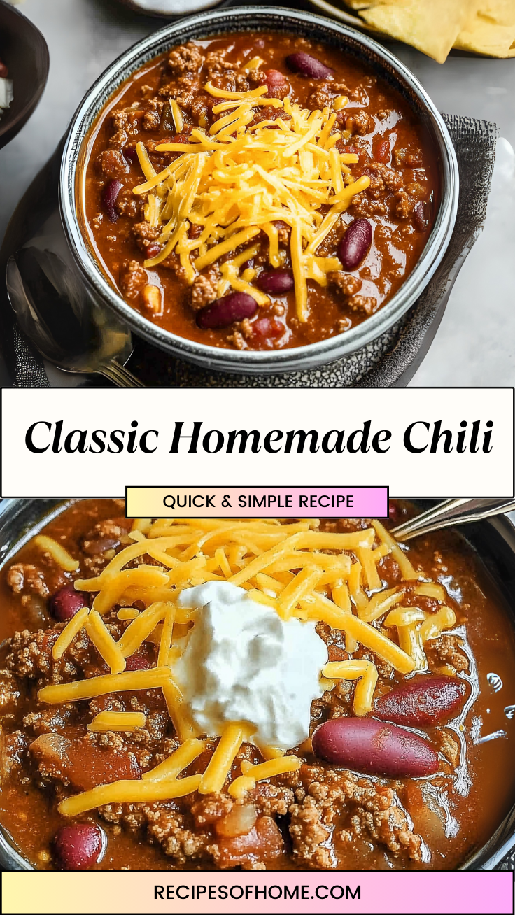 Classic Homemade Chili 3 Classic Homemade Chili 3