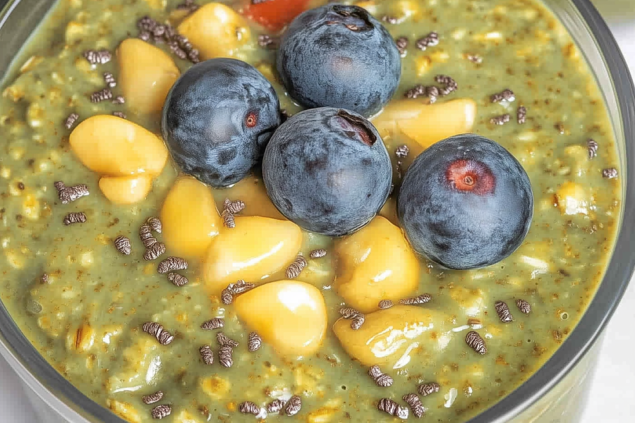 Matcha Overnight Oats 2