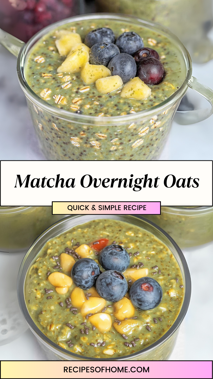 Matcha Overnight Oats n 3 Matcha Overnight Oats n 3
