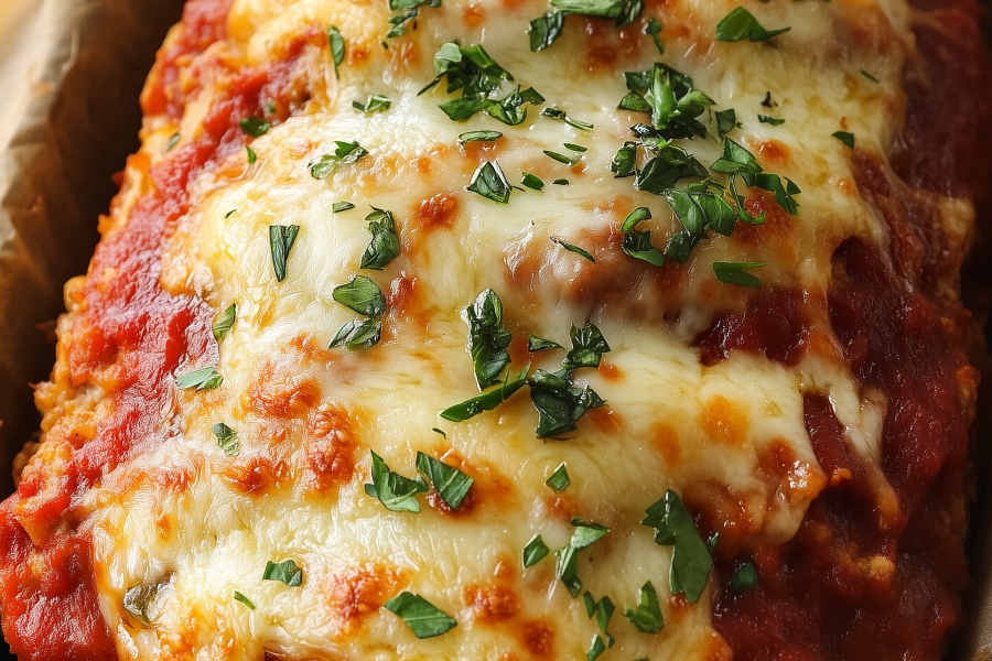 Parmesan Chicken Meatloaf 1