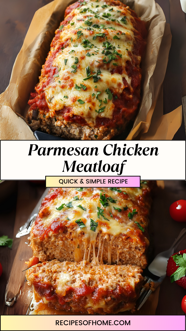 Parmesan Chicken Meatloaf 3 Parmesan Chicken Meatloaf 3