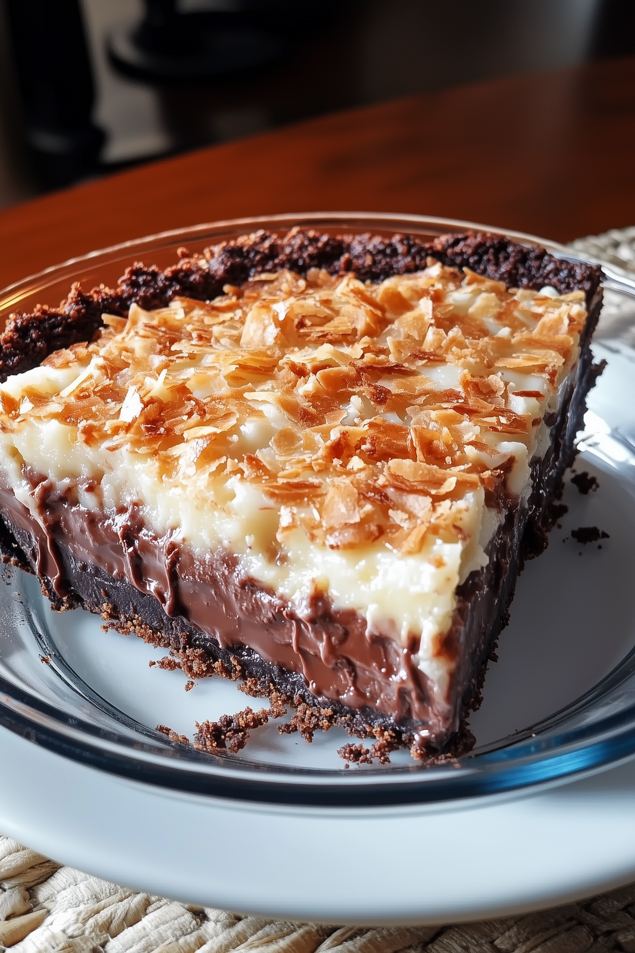 No-Bake German Chocolate Pie