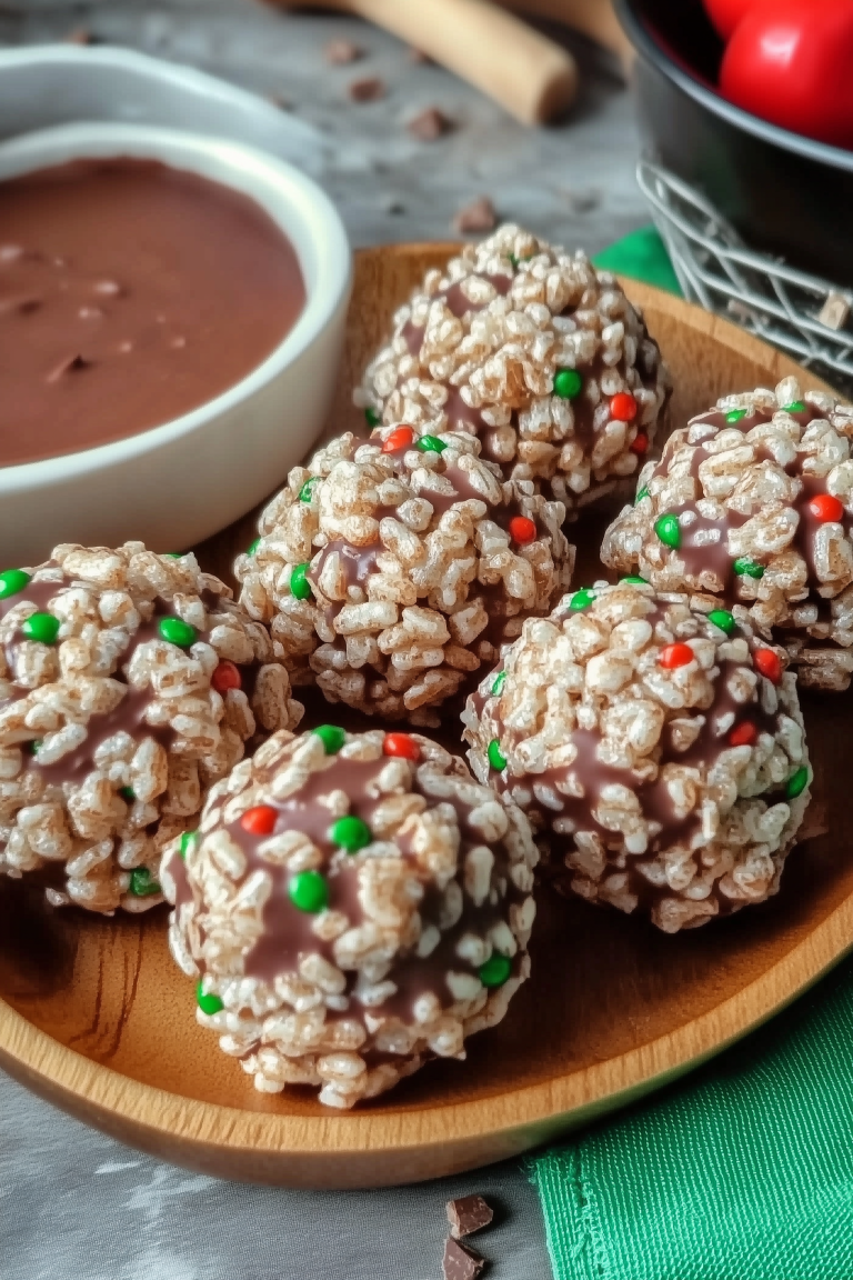 Delicious Chocolate Rice Krispie Balls 1
