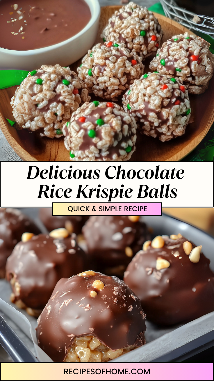 Delicious Chocolate Rice Krispie Balls 3 Delicious Chocolate Rice Krispie Balls 3