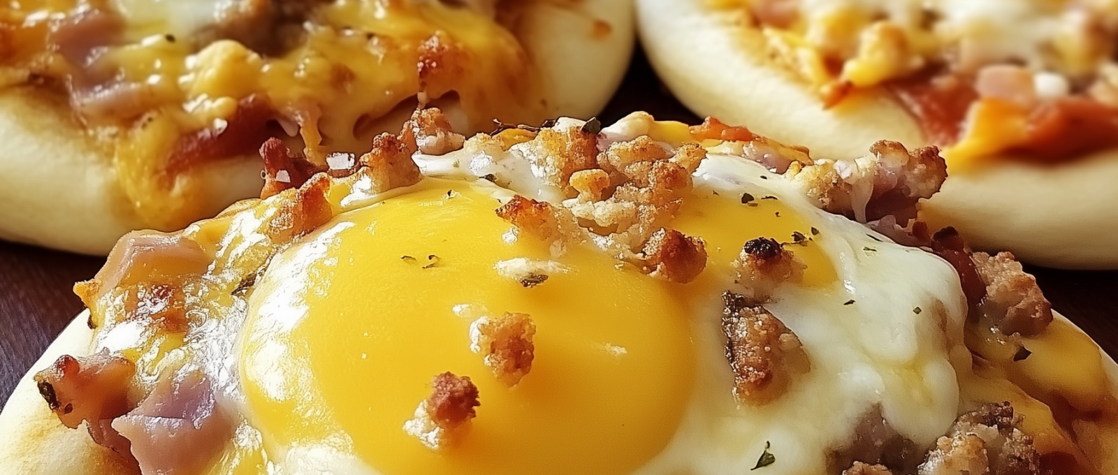 English Muffin Breakfast Pizza 1