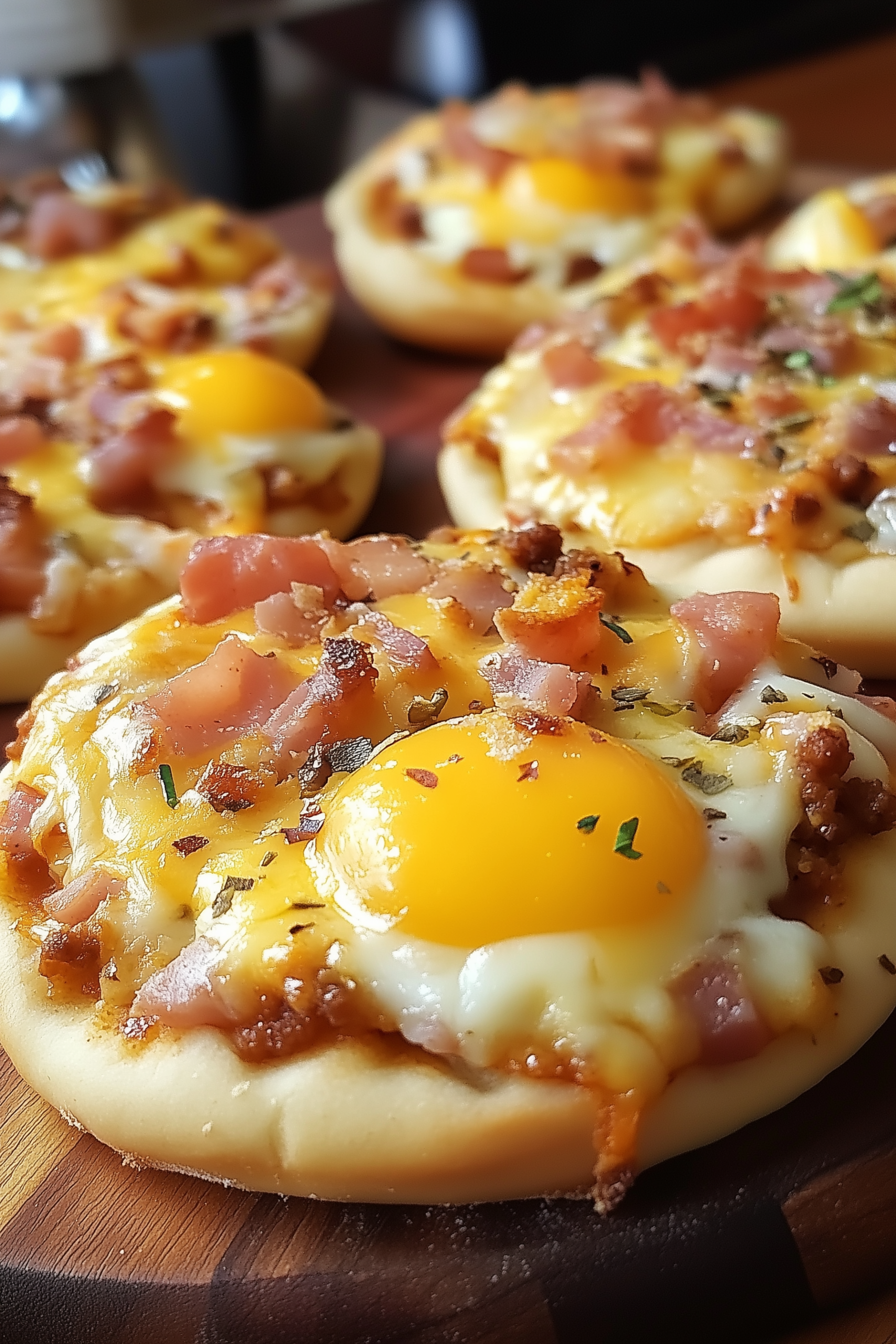 English Muffin Breakfast Pizza 2 scaled