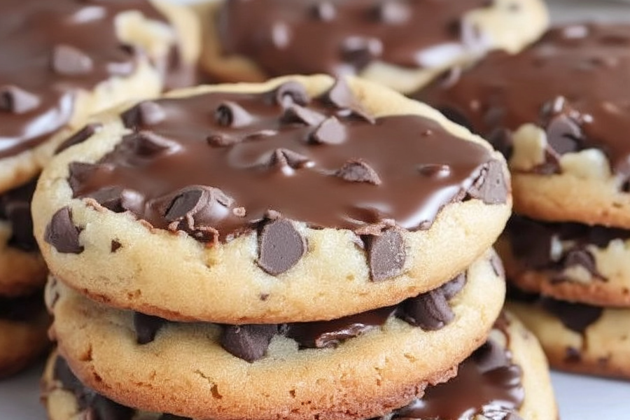 Jacques Torres Dipped Chocolate Chip Cookies 1