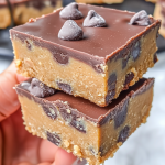 Healthy No Bake Cookie Dough Bars 2