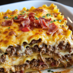 Bacon Cheeseburger Sheet Pan Lasagna 2