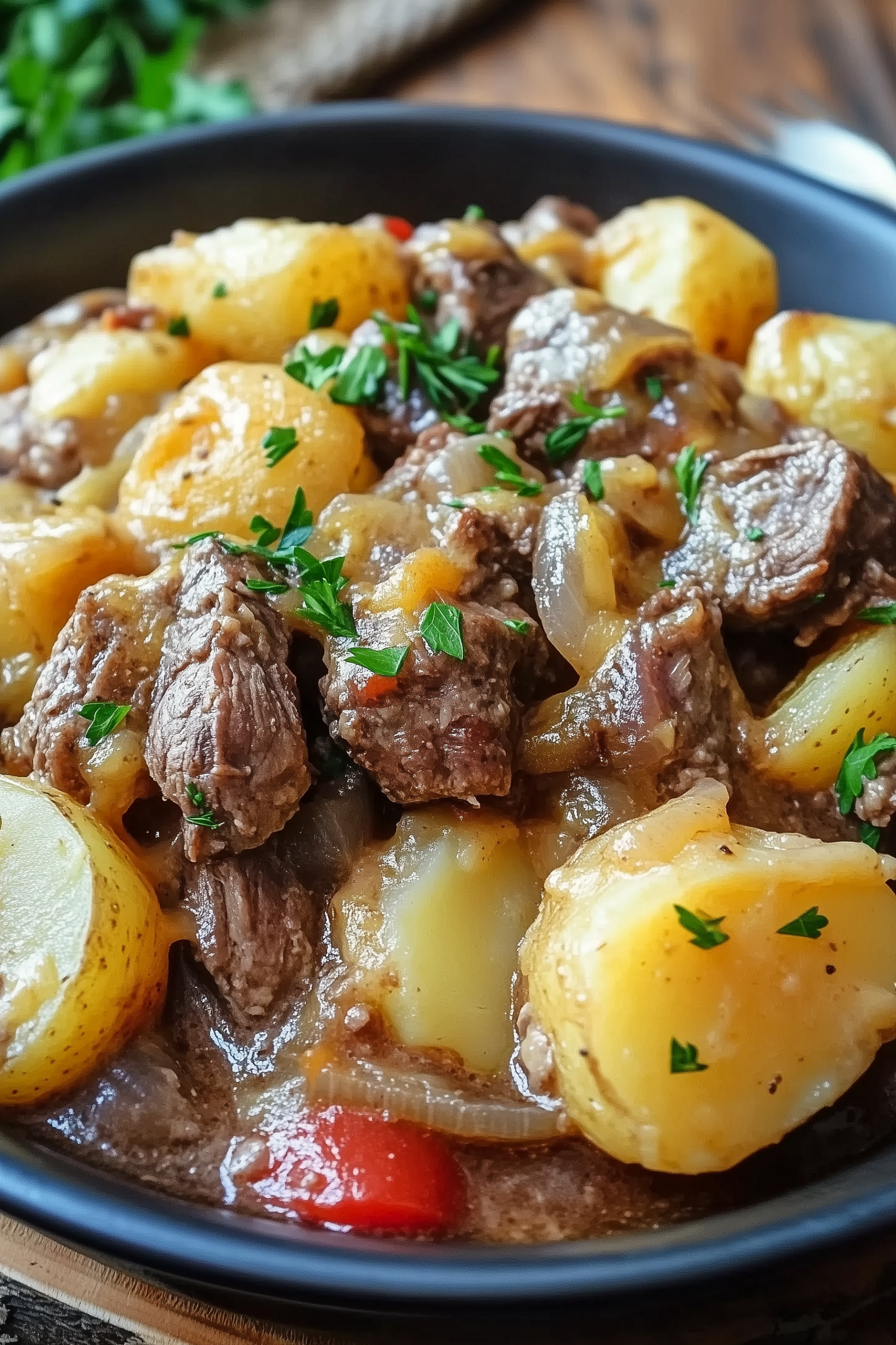 Slow Cooker Steak and Cheddar Potato Casserole 1 scaled Slow Cooker Steak and Cheddar Potato Casserole 1 scaled