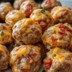 Rotel Cream Cheese Sausage Balls 1