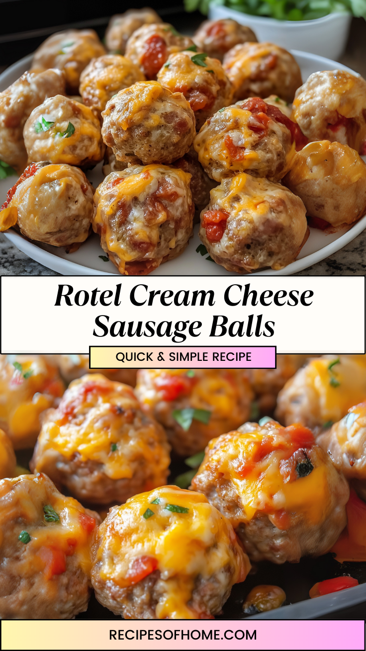 Rotel Cream Cheese Sausage Balls 3 Rotel Cream Cheese Sausage Balls 3