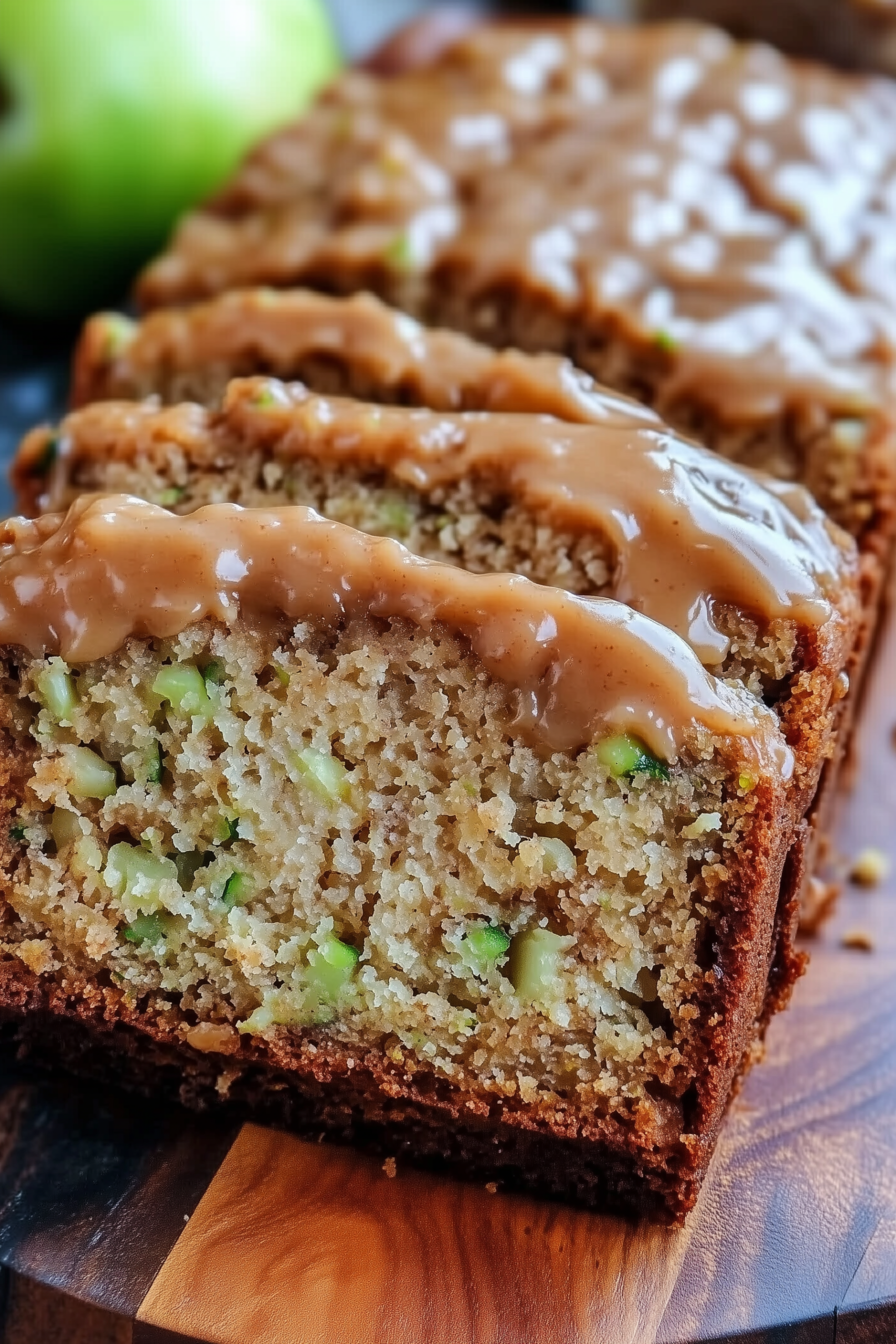 Apple Zucchini Bread with Brown Sugar Frosting 1 scaled