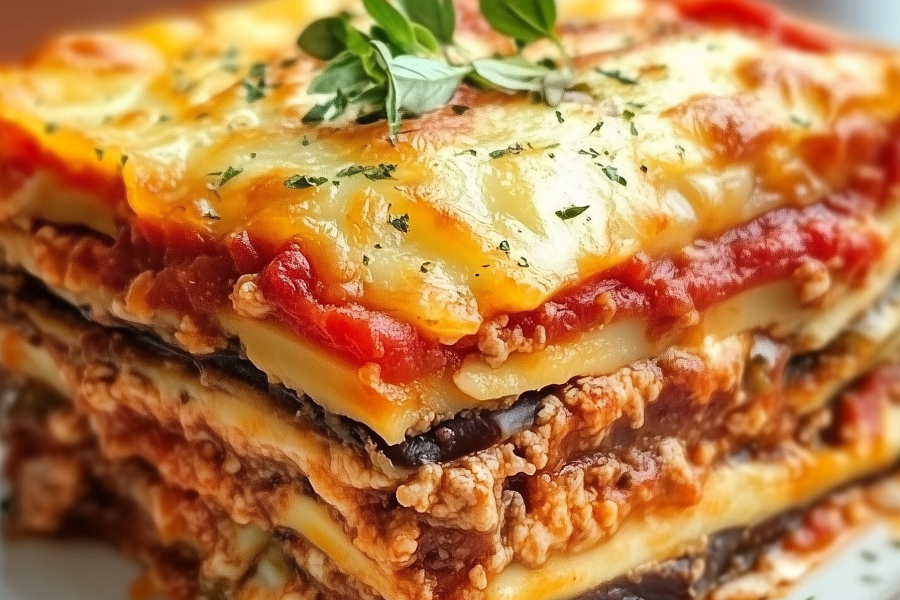 Classic Greek Eggplant Moussaka 1 1