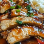 Caramelised Soy Chicken in Garlic Ginger Broth with Rice 2 1