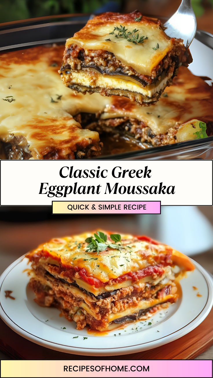 Classic Greek Eggplant Moussaka 4