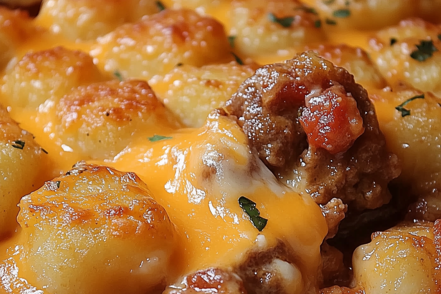 Cheesy Tater Tot Casserole 1