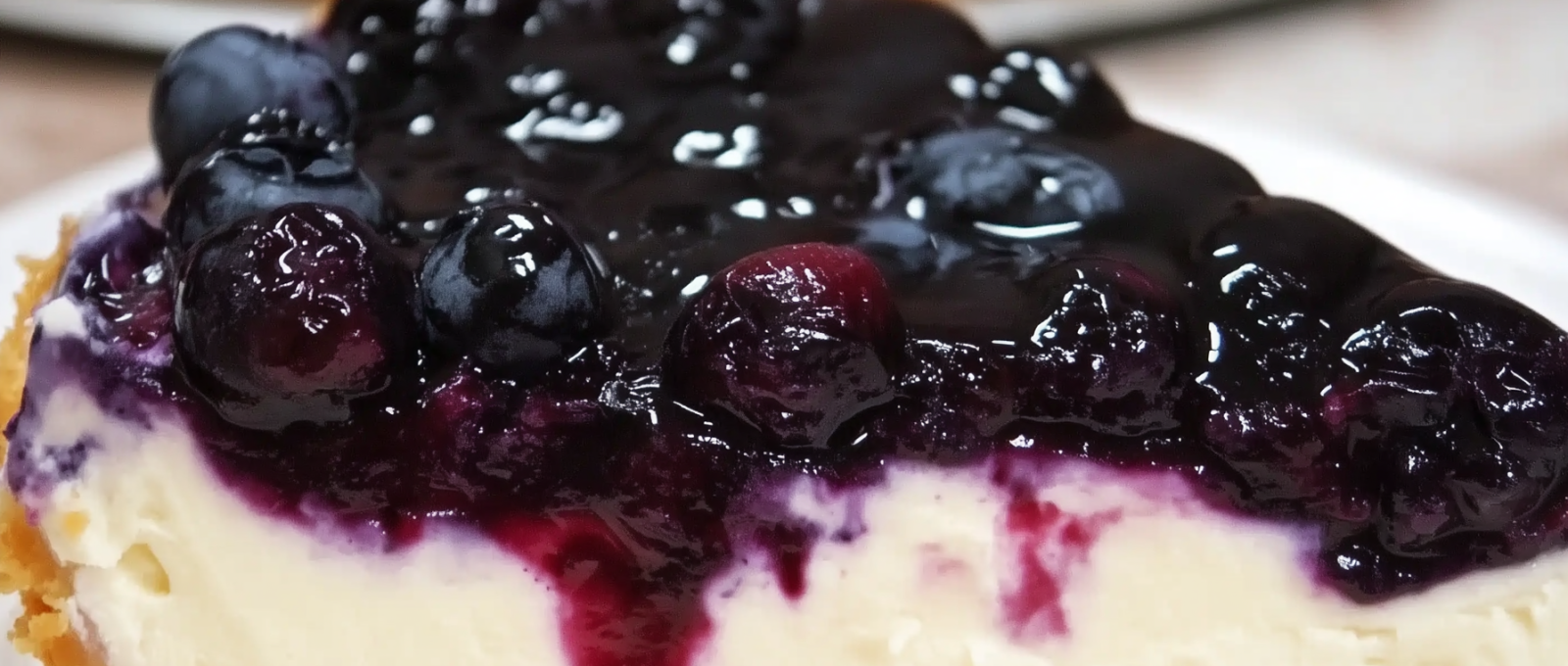 No Bake Blueberry Cheesecake 1