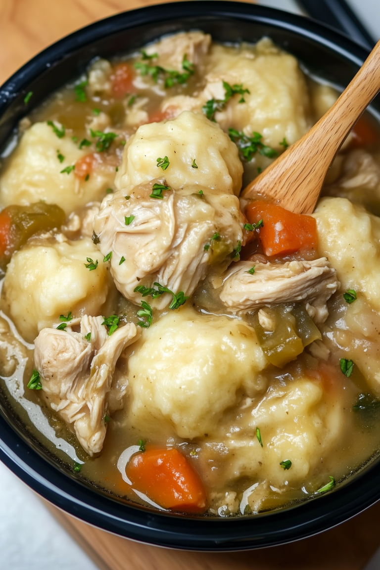 Crock Pot Chicken and Dumplings 1 1