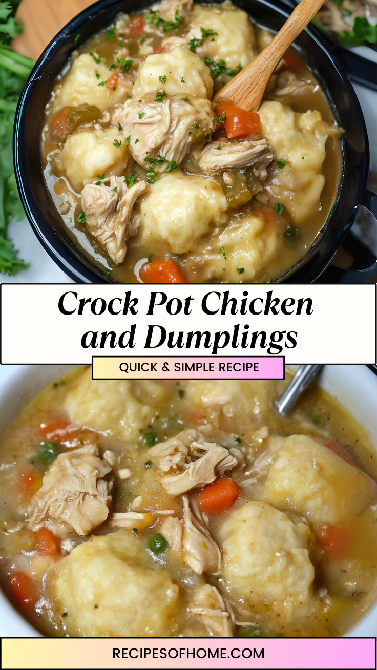 Crock Pot Chicken and Dumplings 3 1 Crock Pot Chicken and Dumplings 3 1