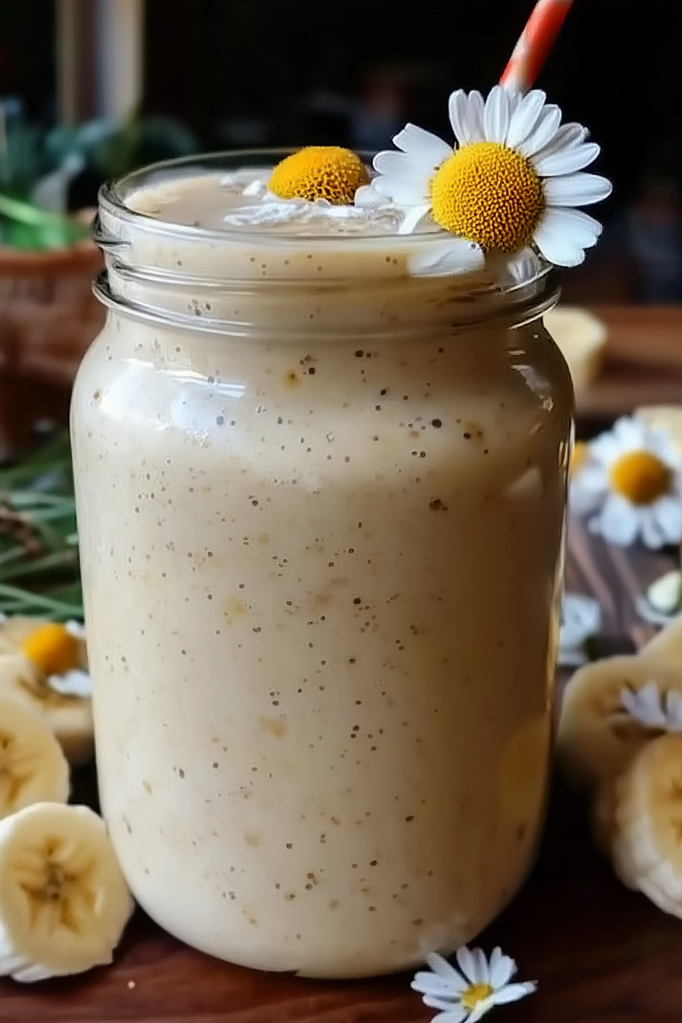 Banana Chamomile Tea Smoothie 1