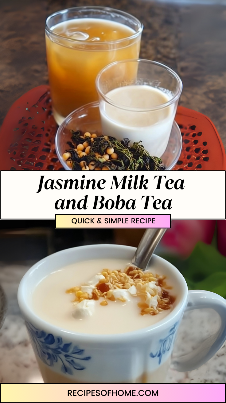 Jasmine Milk Tea and Boba Tea 3