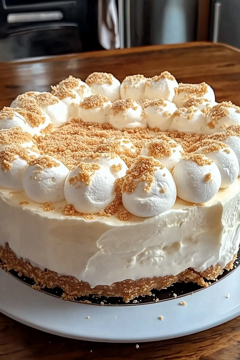 Marshmallow Whip Cheesecake 1