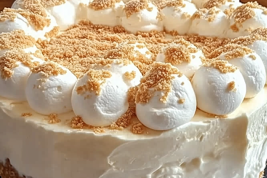 Marshmallow Whip Cheesecake 1