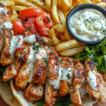 Greek Chicken Gyros 1
