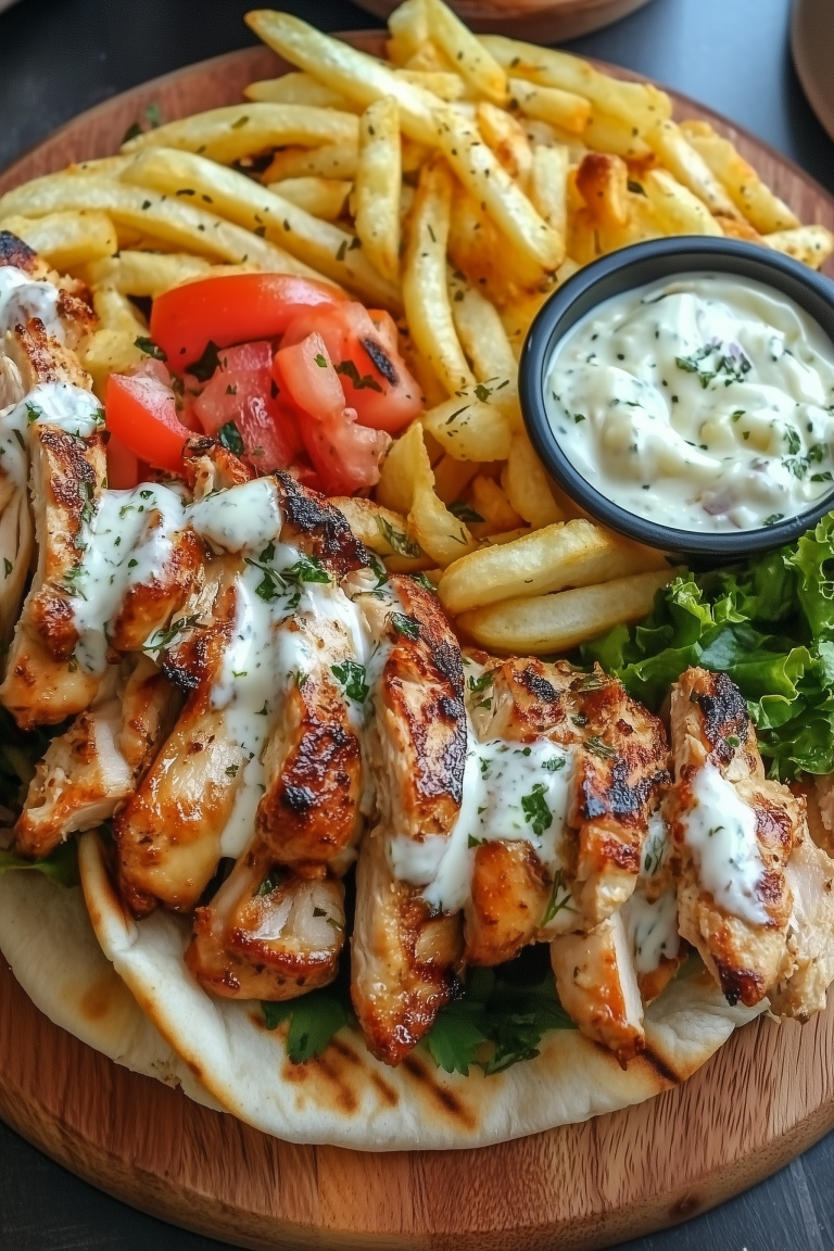 Greek Chicken Gyros 1