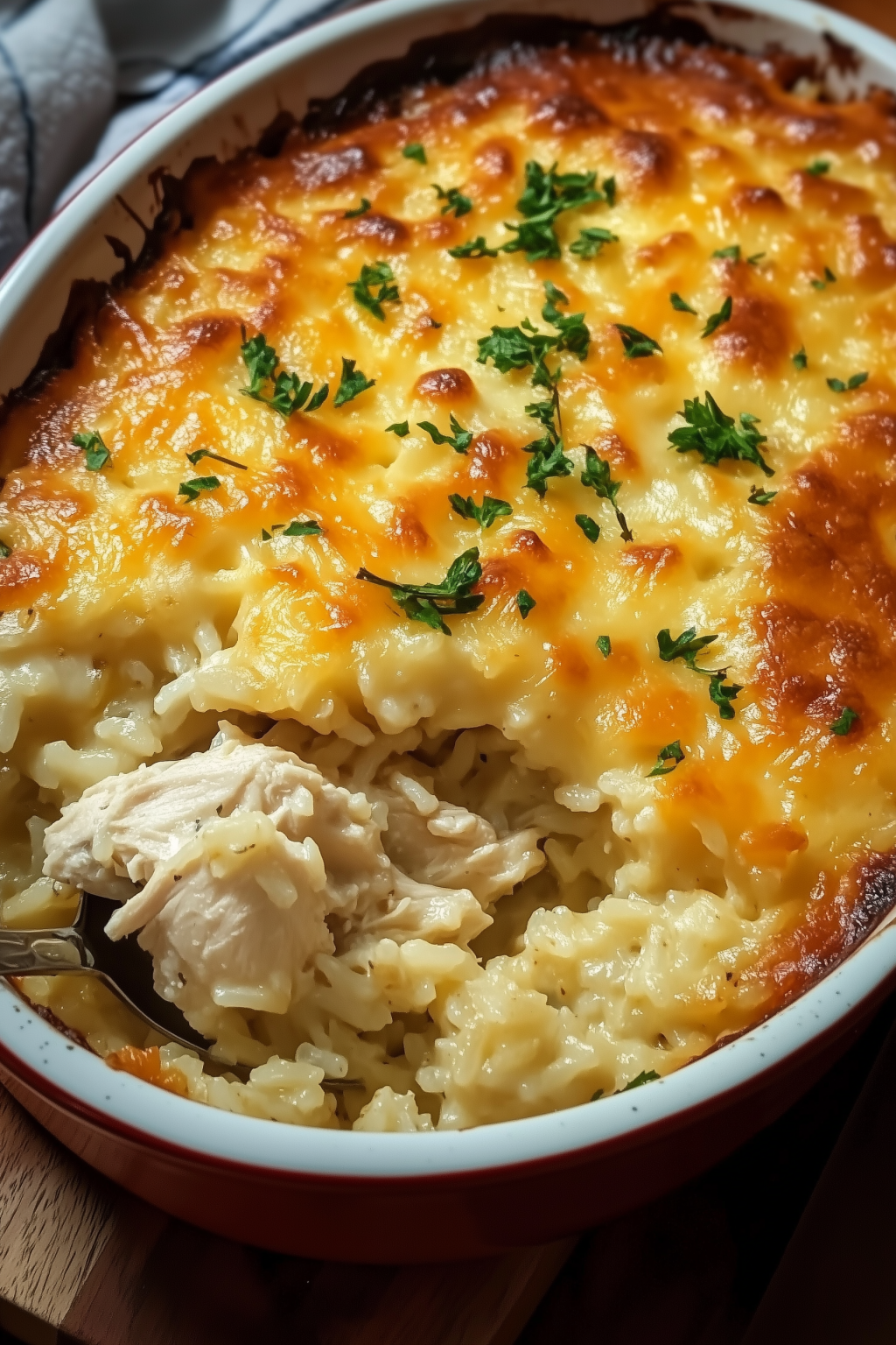 Angel Chicken Rice Casserole