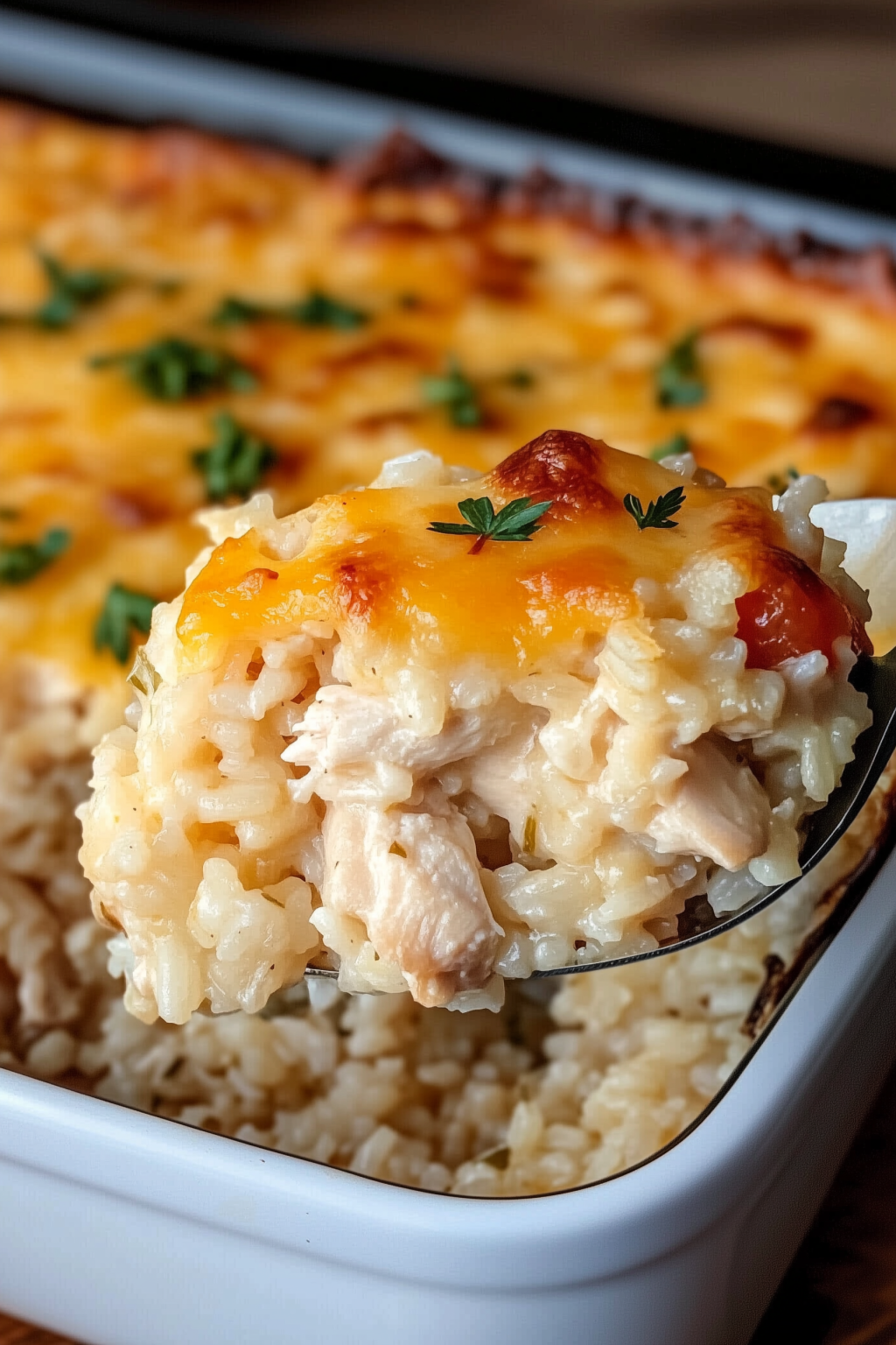 Angel Chicken Rice Casserole