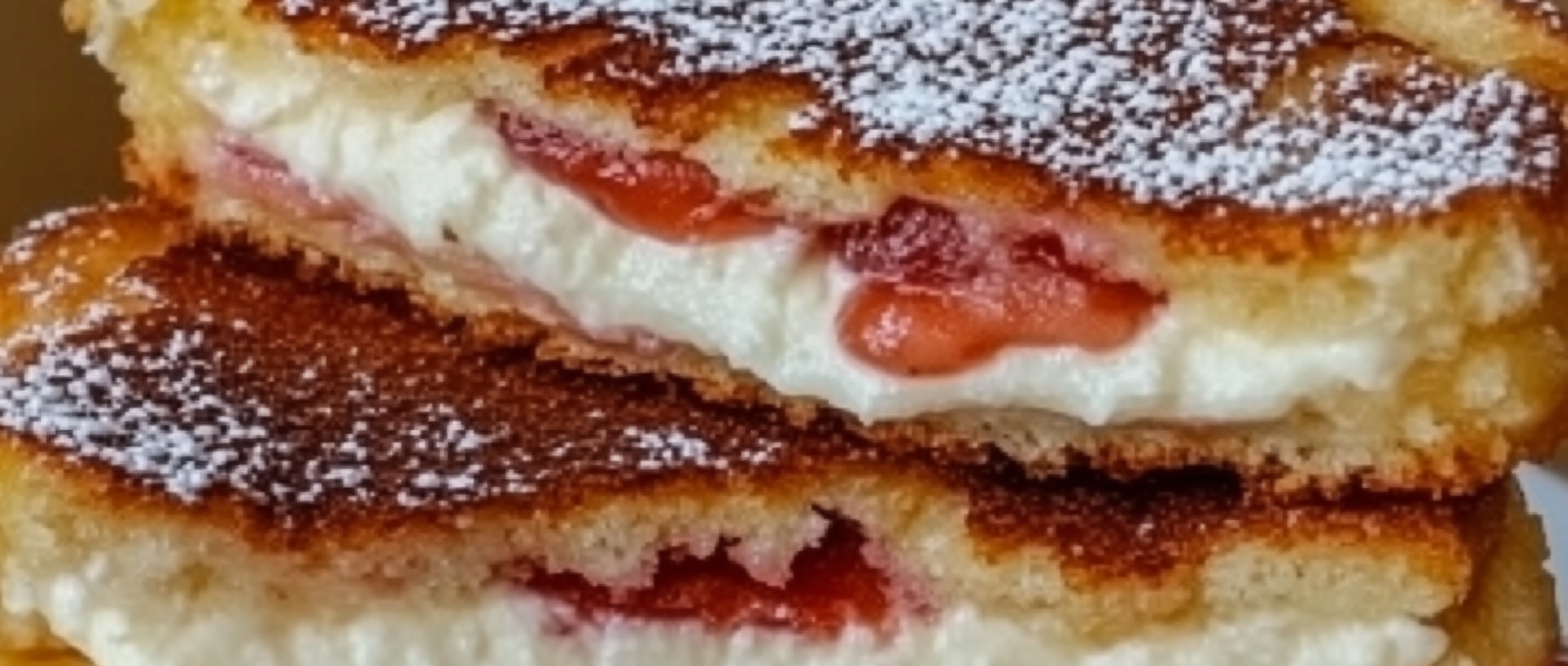Fried Strawberry Cheesecake Sandwiches 1