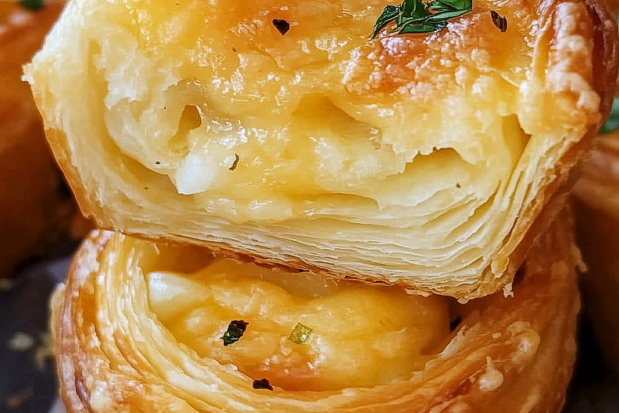Cheesy Garlic Cruffin 2