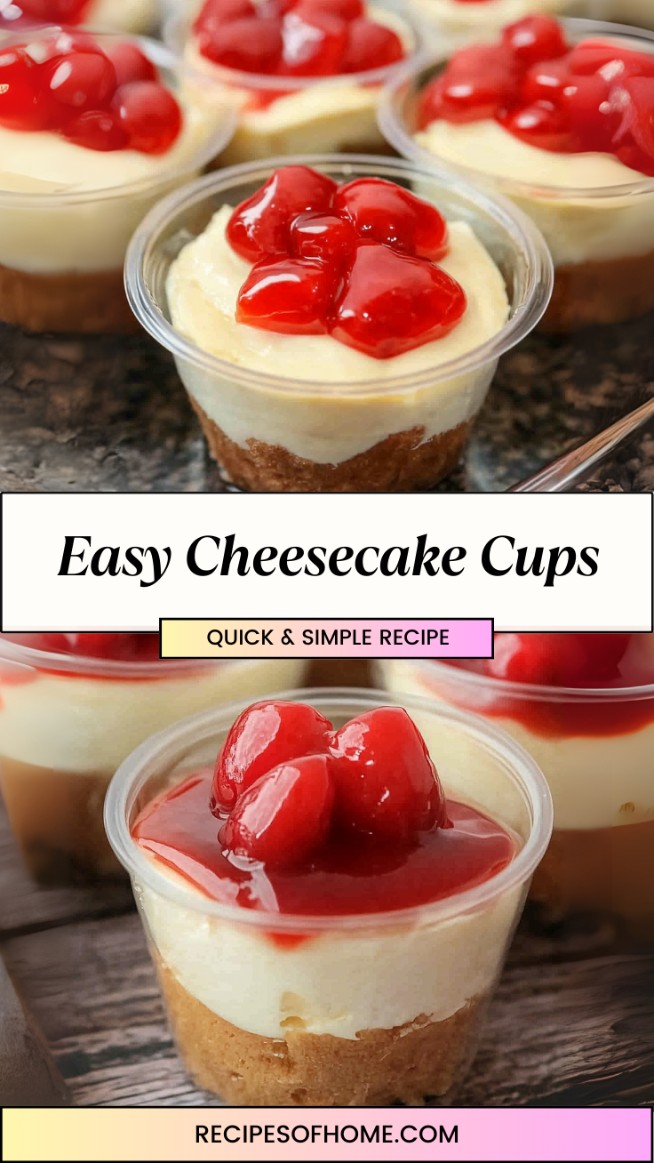 Easy Cheesecake Cups 3
